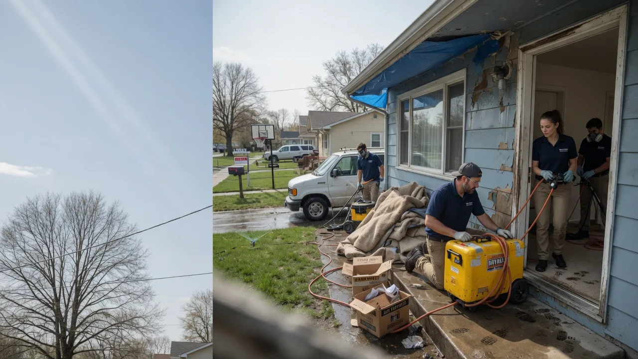 Basement Flood Cleanup in Delaware, OK near me